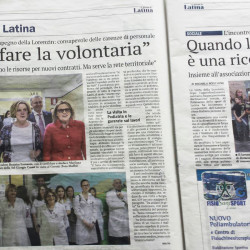 Lorenzin e Sovrani: Vincoleremo le risorse per nuovi contratti, Il Giornale di Latina, 8 Aprile 2016